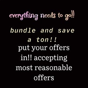 everything needs to go!!